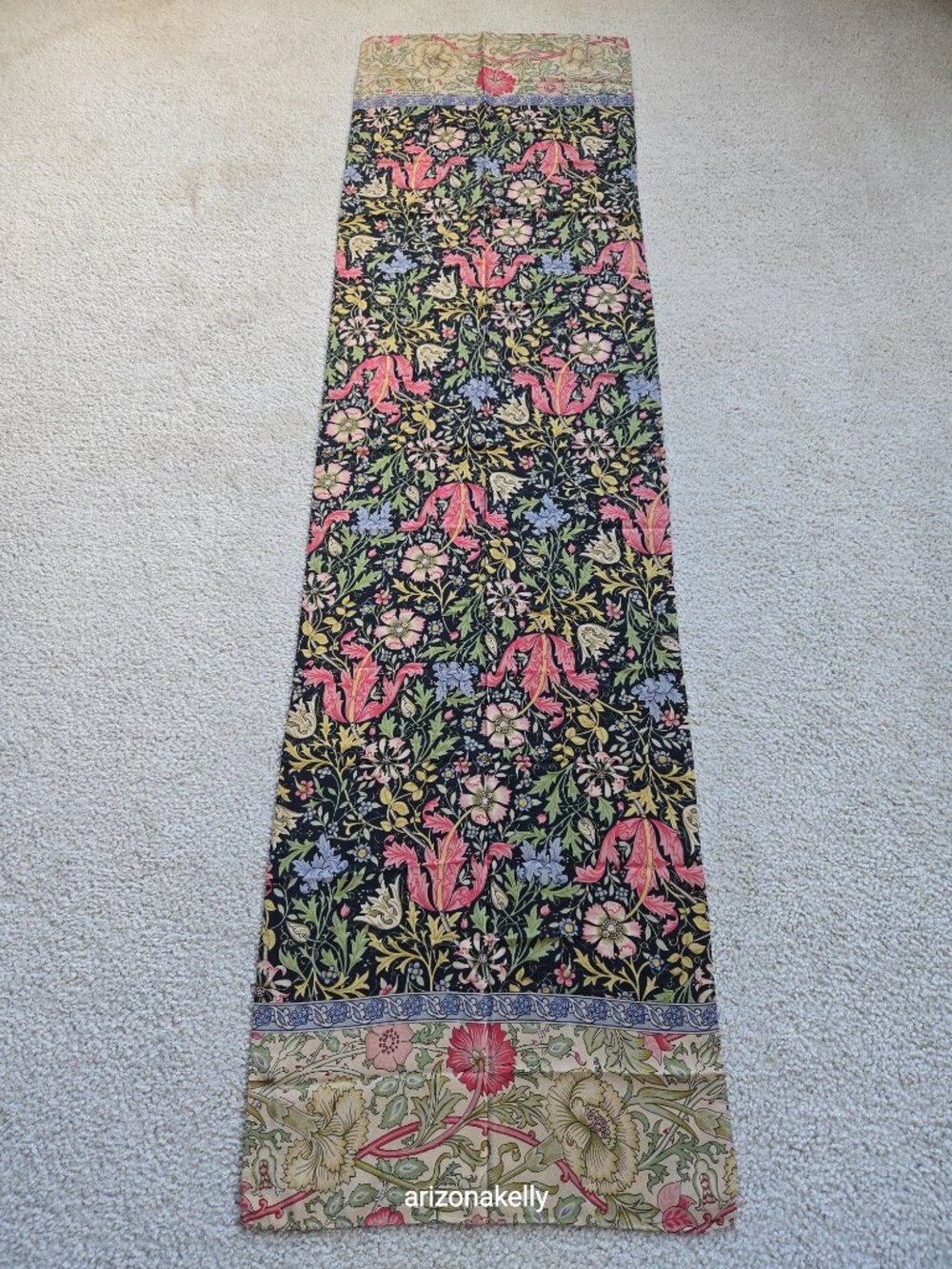 NWT The Met Silk Oblong Scarf William Morris - Picture 12 of 16